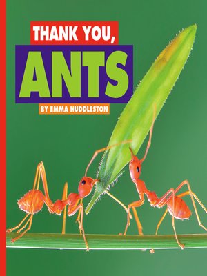 cover image of Thank You, Ants